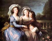 Charles Lebrun, Marquise de Roug with Her Sons Alexis and Adrien